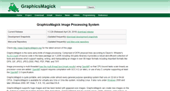 Desktop Screenshot of graphicsmagick.org