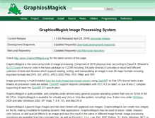 Tablet Screenshot of graphicsmagick.org